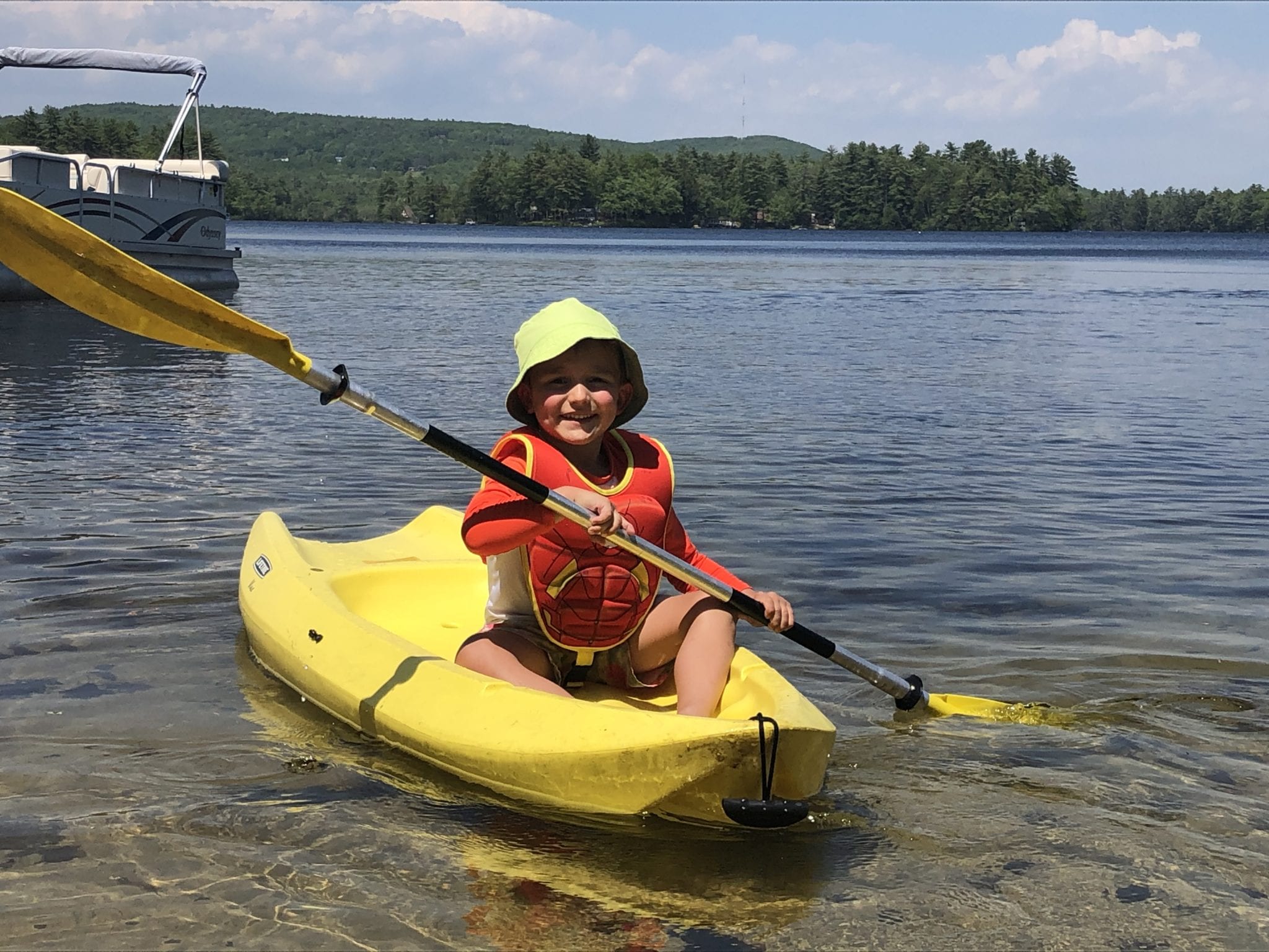 Family friendly sit on kayaks